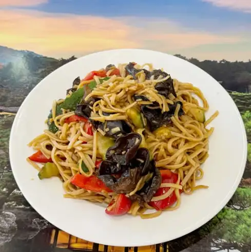 Mi xào sautée aux légumes